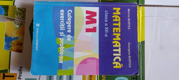 MATEMATICA CLASA A XII A M1 CULEGERE DE EXERCITII SI PROBLEME BURTEA