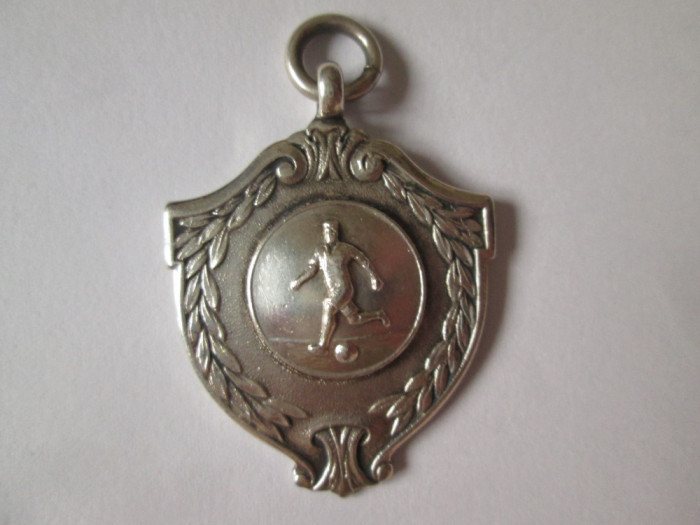 Medalie/medalion argint/argintata liga engleza de fotbal 1950-1951