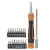 Set Surubelnita cu Clichet Magnusson 22 piese, Otel CrV, Capete Cruce/Stea, Uz General, Negru