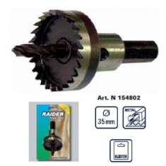 Freza pentru gaurit metal HSS 35mm, Raider