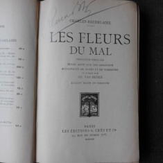 LES FLEURS DU MAL - CHARLES BAUDELAIRE (CARTE IN LIMBA FRANCEZA)