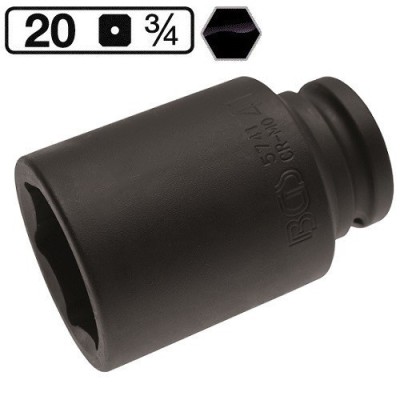 Tubulara lunga de impact 41mm , 3/4 foto