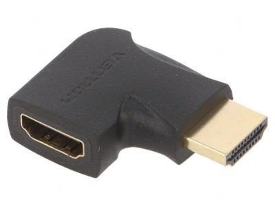 Adaptor HDMI 1.4 Unghi 270&amp;deg; Negru foto