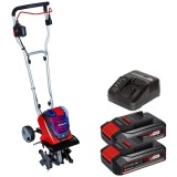 Einhell GE-CR 30 Li PXC + Twinpack CB + 4514095 - Sapatoare 300 mm + Set 2 acumulatori si incarcator Li-Ion 18 V 2.5 Ah
