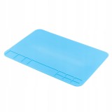 Covoras Antistatic Silicon TECHREBAL TE-509, 300x200mm, Protectie Pistol Lipit, Albastru