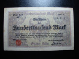 GERMANIA / KOLN 100.000 MARKS 1923