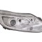 Far Ford Focus 3, 12.2010-11.2014, fata, Dreapta, xenon; cu LED daytime running light; D3S+H1+H7+LED+PY21W; electric; rama reflector argintie; fara u