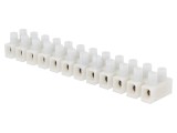 Regletă de conexiuni terminal albă 6mm2 500V 41A