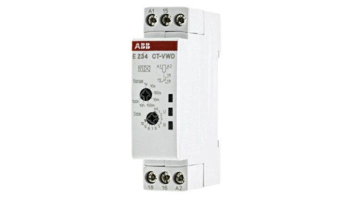 Timer SPDT 0,05s-100h DIN 24-240VAC 24-48VDC