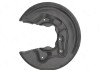 Protectie stropire disc frana Audi A3 (8p), 05.2003-04.2008, Spate, Stanga, aluminiu