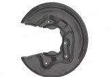 Protectie stropire disc frana Audi A3 (8p), 05.2003-04.2008, Spate, Stanga, aluminiu