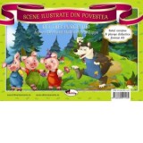 Cei trei purcelusi - set 8 planse - James Orchard Halliwell-Phillipps