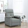 VidaXL Fotoliu rabatabil, gri &icirc;nchis, material textil