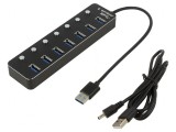 Hub USB 3.1 cu 7 Porturi și &Icirc;ntrerupător, Gembird