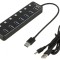 Hub USB 3.1 cu 7 Porturi și &Icirc;ntrerupător