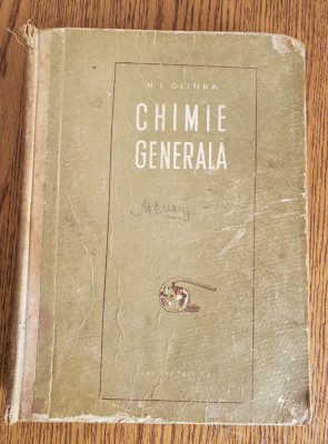 Chimie generală - N. L. Glinka foto