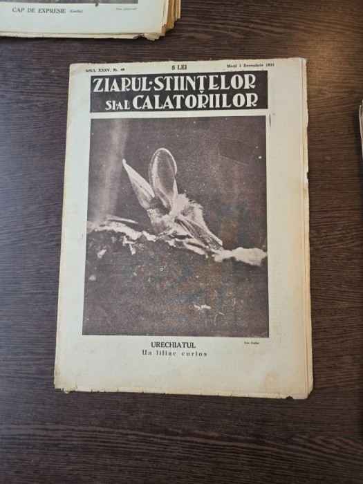 Ziarul Ştiinţelor şi al Călătoriilor - nr. 49/1931