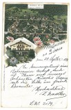 822 - SINAIA, Prahova, Litho, Romania - old postcard - used - 1898, Circulata, Printata