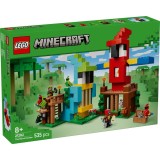 LEGO&reg; Minecraft &ndash; The Parrot Houses 21282, 535 Piese, 8 ani+