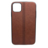 Husa telefon Silicon Apple iPhone 11 6.1 brown leather