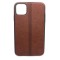 Husa telefon Silicon iPhone 12 Pro Max 6.7 brown leather