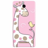 Husa silicon pentru Xiaomi Remdi Note 3, Cute Giraffe