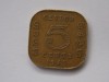5 CENTS 1943 CEYLON, Asia
