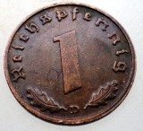 B.123 GERMANIA 1 REICHSPFENNIG 1938 D, Europa, Bronz