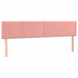 Cumpara ieftin Tablii de pat, roz, 200x5x78/88 cm, catifea