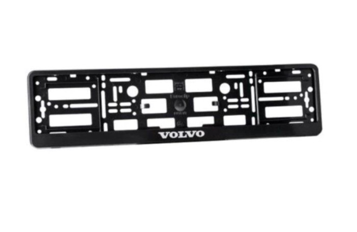 Set 2 suporturi numar inmatriculare personalizat - Volvo