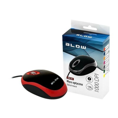 Mouse Optic Blow USB, Rosu foto