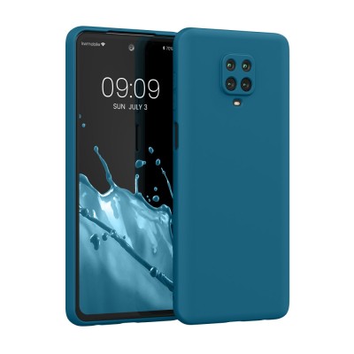 Husa Kwmobile pentru Xiaomi Redmi Note 9S/Redmi Note 9 Pro/Redmi Note 9 Pro Max, Silicon, Albastru, 56562.224 foto