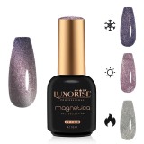 Cumpara ieftin Oja Semipermanenta LUXORISE MAGNETICA - ThermoCharm, Grape Glint 10ml