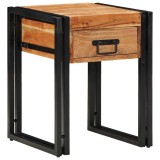 VidaXL Masă laterală Maro 40 x 40 x 50 cm lemn masiv de acacia