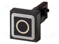 Comutator acționat prin apăsare 16mm negru EATON ELECTRIC RMQ-16