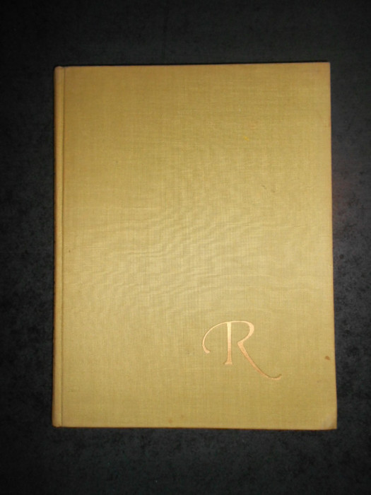 JOHANNES JAHN - REMBRANDT. ALBUM (1956, editie bibliofila, limba germana)