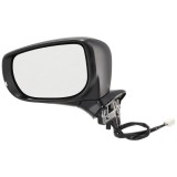 Oglinda usa exterioara Subaru Crosstrek, 20, versiune SUA, montare stanga, reglaj electric; carcasa neagra, grunduit; cu incalzire; sticla plana;