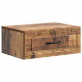 vidaXL Dulap de noapte suspendat Lemn vechi 49 x 34,5 x 20 cm 899311