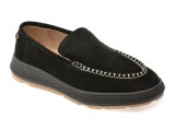 Mocasini IMAGE negri, 4221723, din piele intoarsa