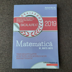 MATEMATICA BACALAUREAT 2019 ADRIAN ZANOSCHI/GHEORGHE IUREA RF24/0