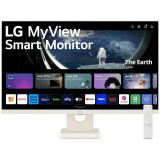 Monitor LED LG Smart 27SR50F-W 27 inch FHD IPS 14 ms 60 Hz HDR FreeSync