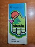 Planul statiunii sinaia - din anul 1978 - dimensiunii 48/32 cm