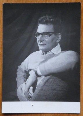Fotografie din anii 70 cu Radu Beligan, de presa, Foto Mihailopol de la redactia Flacara foto