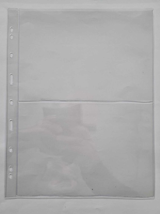 folii transparente LUX A4 pentru bancnote gradate 2C , 216x150 mm, 5 bucăți &ndash; format GRANDE