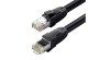 Ugreen Cablu patchcord Ethernet RJ45 Cat 8 T568B cablu LAN 3m - negru (70330)