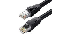 Ugreen Cablu patchcord Ethernet RJ45 Cat 8 T568B cablu LAN 3m - negru (70330)