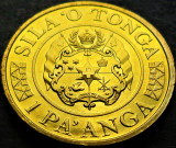 Moneda exotica 1 PA&#039;ANGA - TONGA, anul 2015 *cod 2263 = A.UNC, Australia si Oceania