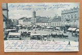 Litografie Brașov Kronstadt Brasso 1909