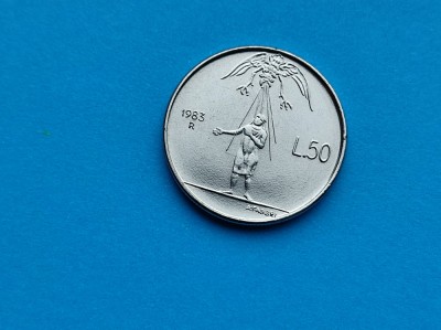 50 Lire 1983 San Marino--Rar foto