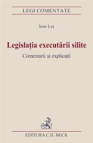 LEGISLATIA EXECUTARII SILITE - IOAN LES foto